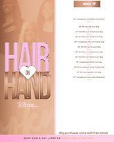 Hair on hand